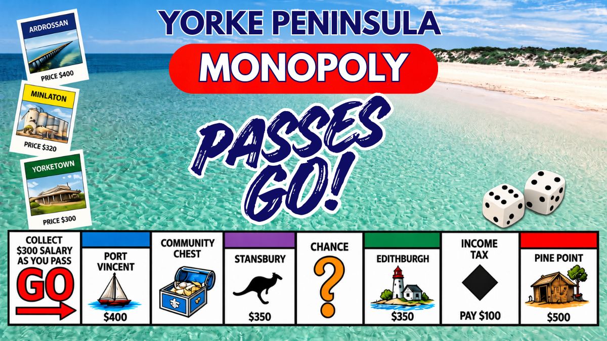 Yorke Peninsula Monopoly has got the tick of approval