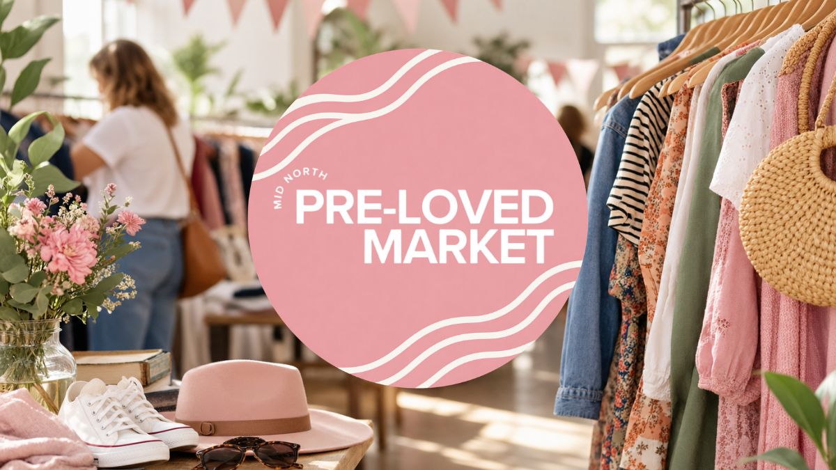 Mid North Pre-Loved Market returns to Jamestown with pre-loved clothing, shoes and accessories on Sunday, October 18.