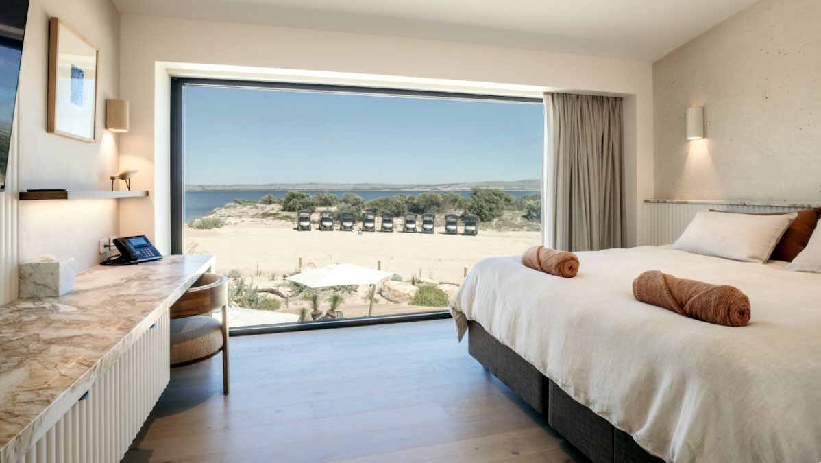 Louth Island near Port Lincoln is for sale with $30m price expectations, after a transformation into luxury eco-retreat Rumi on Louth.
