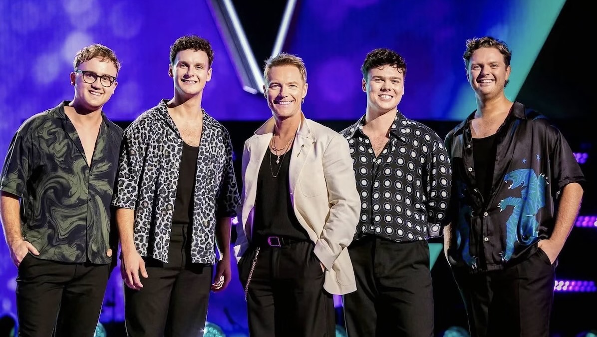 Meet The 60 Four, the sharp-dressed South Aussie group taking their harmonies and slick moves into The Voice Australia Grand Final.