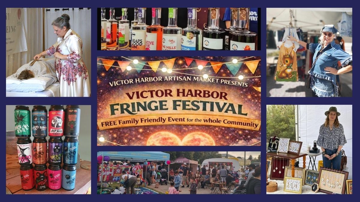Victor Harbor Fringe brings artisan markets, live music, roaming performers, and Hearts for Humanity to Warland Reserve this Valentine’s Day.